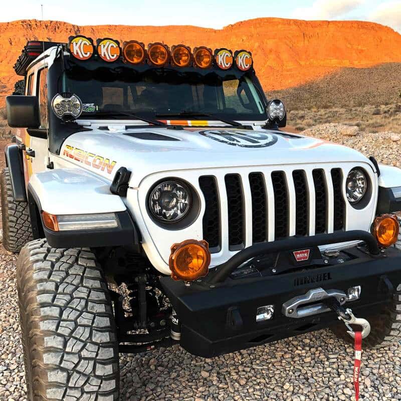 KC HiLiTES — KC HiLiTES 6in. Light Shield for SlimLite LED - Clear - view 6