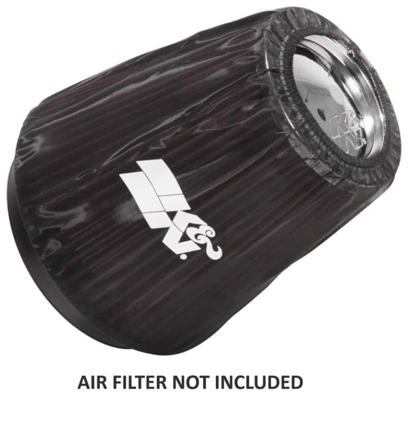 K&N Engineering — K&N Black Drycharger Round Tapered Custom Air Filter Wrap - view 5