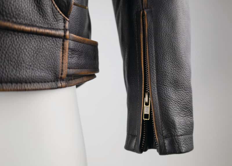 Kuryakyn — Kuryakyn Leather By River Road Hoodlum Vintage Leather Jacket Black - Small - view 2