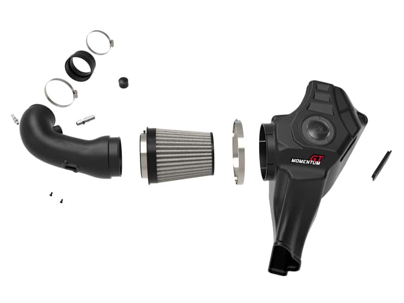 aFe — aFe POWER Momentum GT Pro Dry S Cold Air Intake System 18-19 Ford Mustang GT V8-5.0L
Momentum GT Intake - view 2