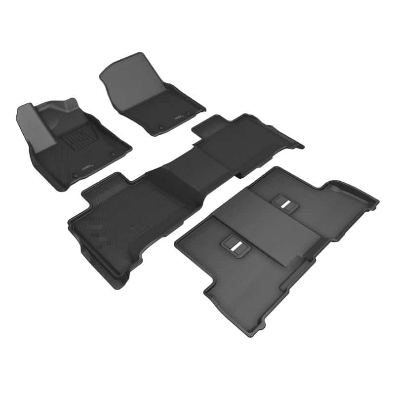 3D MAXpider — 3D MAXpider 2023 Toyota Sequoia Kagu 1st 2nd 3rd Row - Set (Black)
Floor Mat Set - view 1