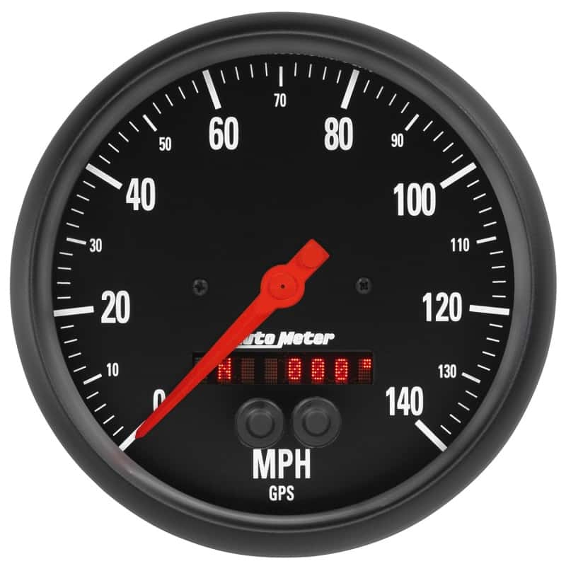 AutoMeter — Autometer Z-Series 5in. 0-140MPH (GPS) Speedometer Gauge
5" SPD 140MPH GPS Z - view 1