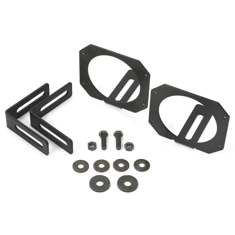 Rugged Ridge — Rugged Ridge 07-18 Jeep Wrangler JK 3.5in Round / 3in Cube LED Light Mount Brackets
BmprLghtMntingBrkt
OFFROAD_LIGHTING - view 2