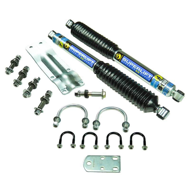 Superlift — Superlift 73-91 GM 1/2 Ton 4WD Vehicles Solid Axle Dual Steering Stabilizer Kit w/ SS Shocks by BIL
Steering Stabilizer - view 1