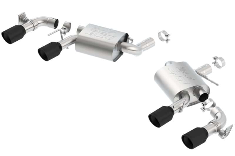 Borla — Borla 2016 Chevy Camaro V8 SS AT/MT ATAK Rear Section Exhaust w/ Dual Mode Valves Ceramic Black
Axle-Back System - view 2