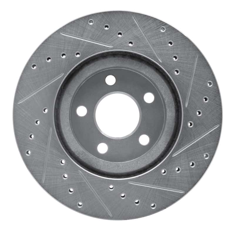 R1 Concepts — R1 01-10 Chrysler PT Cruiser Front Left Drilled & Slotted Silver Brake Rotor
R1 Brake Rotor Drill - view 5