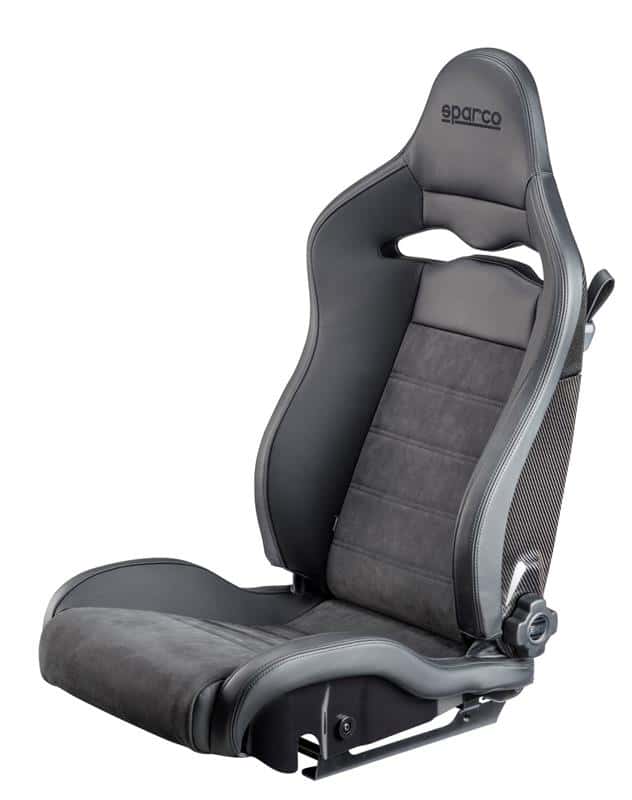 SPARCO — Sparco Seat SPX Leather/Alcantara Black - Left - view 1