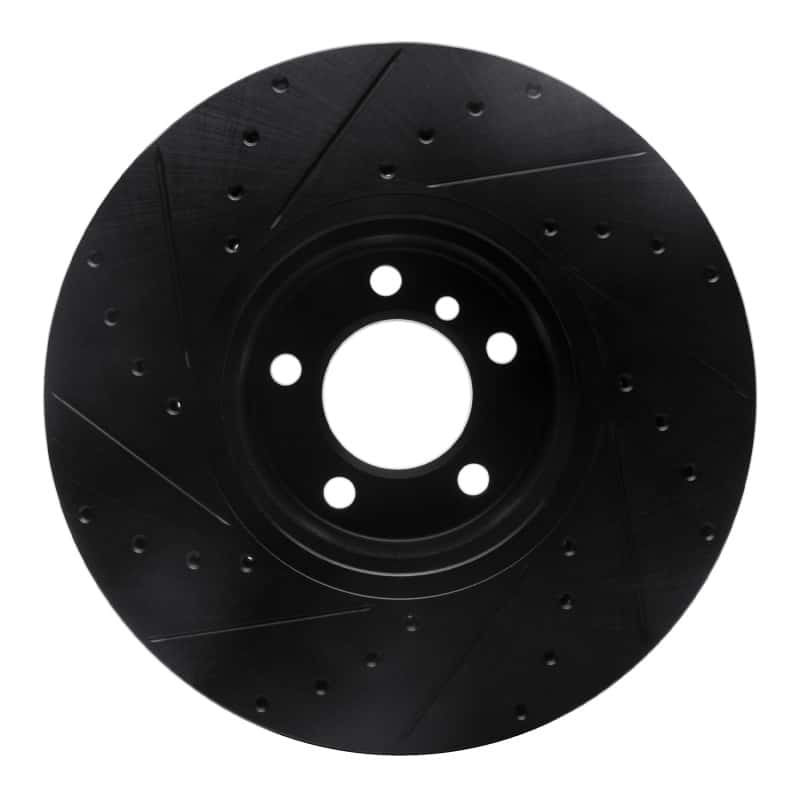 R1 Concepts — R1 12-21 BMW 440I Gran Coupe Front Right Drilled & Slotted Black Brake Rotor
R1 Brake Rotor Drill - view 5