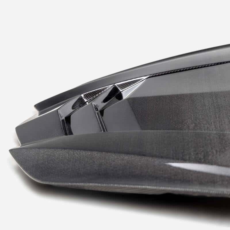 Anderson Composites — Anderson Composites 2020 Chevrolet C8 Type-LT double-sided carbon hood - view 4