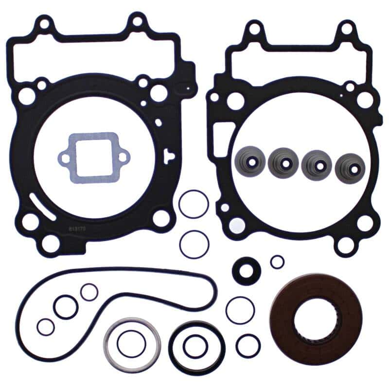 Vertex Pistons — Vertex Gaskets 2016 Polaris 450 HO 2x4 MD Complete Gasket Kit w/ Oil Seals - view 2