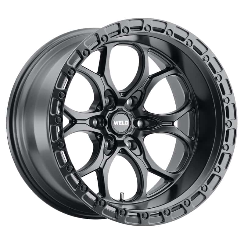 Weld — Weld Off-Road W108 20X10 Ledge 6X135 ET-18 BS4.75 Satin Black / Black Ring 87.1 - view 3