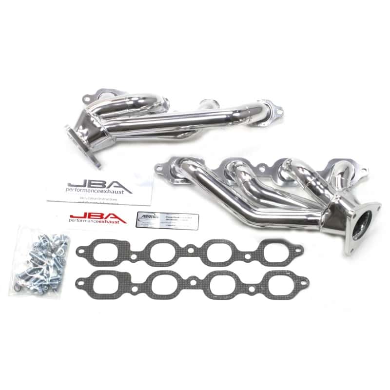 JBA — JBA 14-19 GM Truck 5.3L/6.2L DFI 1-5/8in Primary Silver Ctd Cat4Ward Header
Exhaust Header - view 2