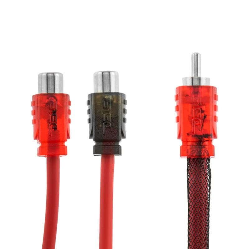 DS18 — DS18 Level 2 RCA Wire Y Connector 1 Male to 2 Female - view 2