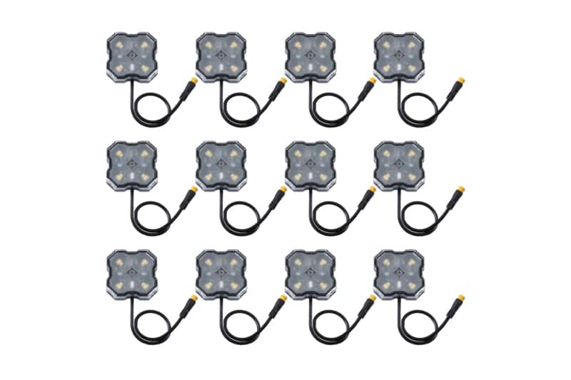 Diode Dynamics — Diode Dynamics Single-Color Rock Light Installer Kit (12-pack) - view 2