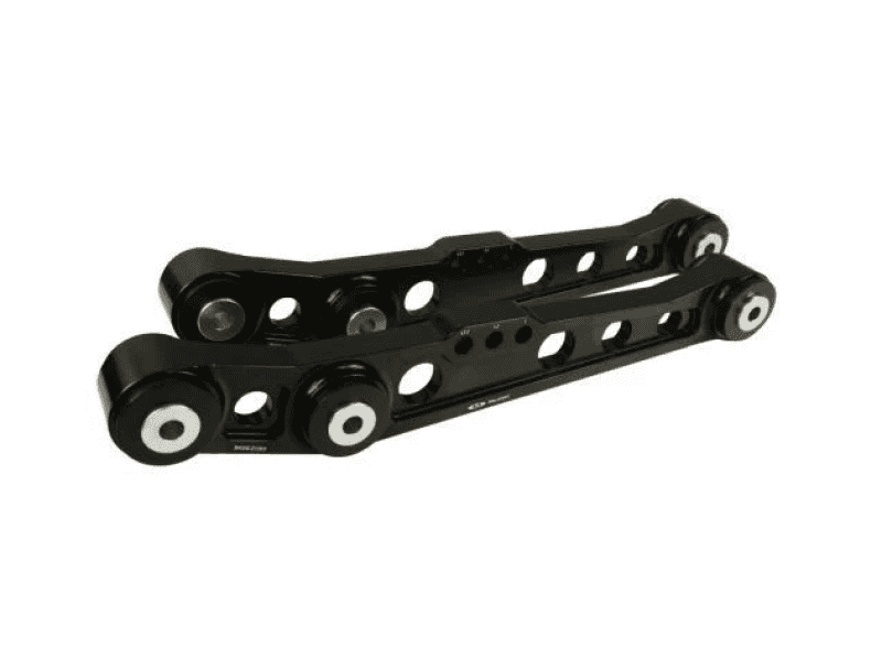BLOX Racing — BLOX Racing V2 Billet Rear Lower Control Arms Poly Bushings 96-00 Honda Civic - Black - view 1