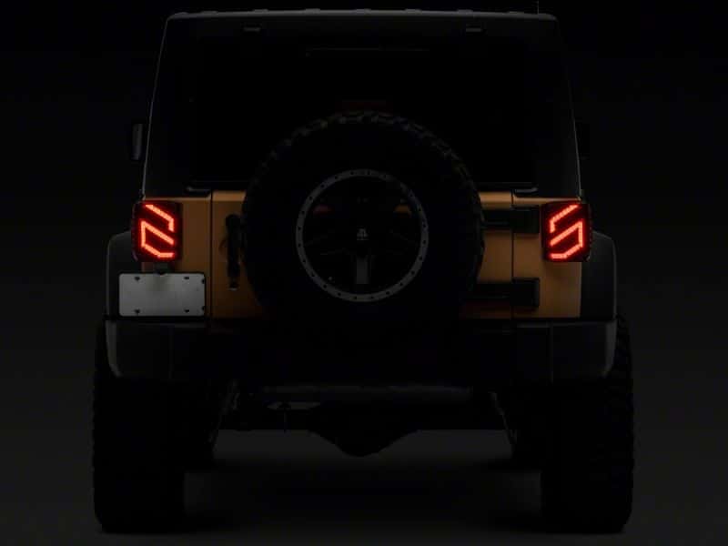 Raxiom — Raxiom 07-18 Jeep Wrangler JK Axial Series Trident LED Tail Lights- Blk Housing (Smoked Lens)
Lights - view 10