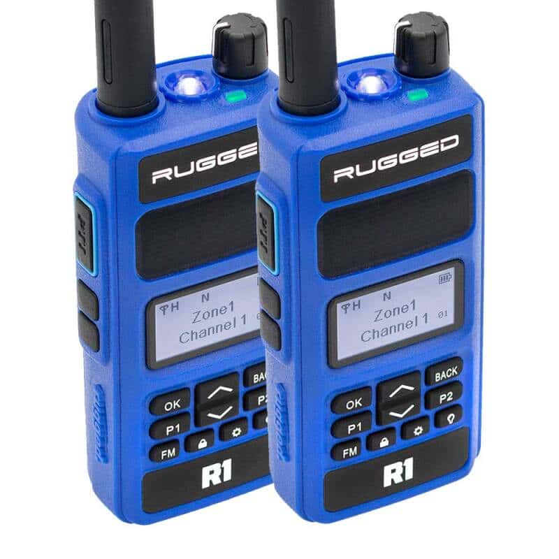 Rugged Radios — Rugged Radios 2 PACK - Rugged R1 - Business Band Two Way Handheld Radio - Digital and Analog - view 1