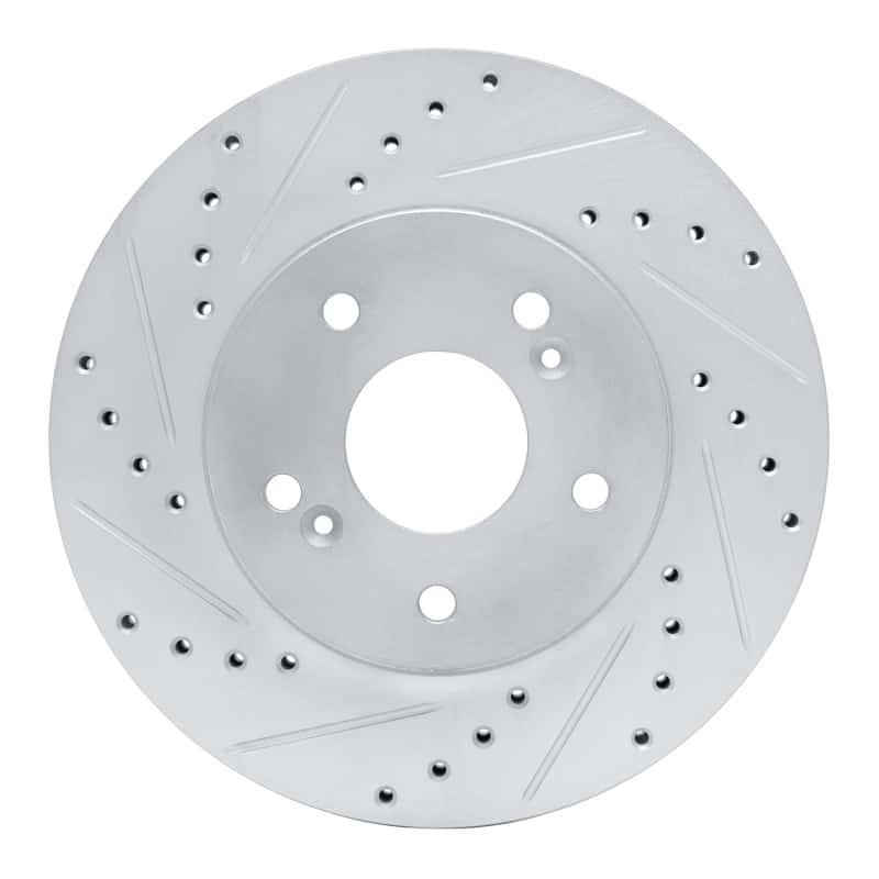 R1 Concepts — R1 91-96 Acura NSX Rear Left Drilled & Slotted Silver Brake Rotor
R1 Brake Rotor Drill - view 1