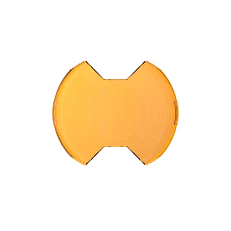 KC HiLiTES — KC HiLiTES SlimLite 6in Light Shield - Spread Beam - Amber - view 1