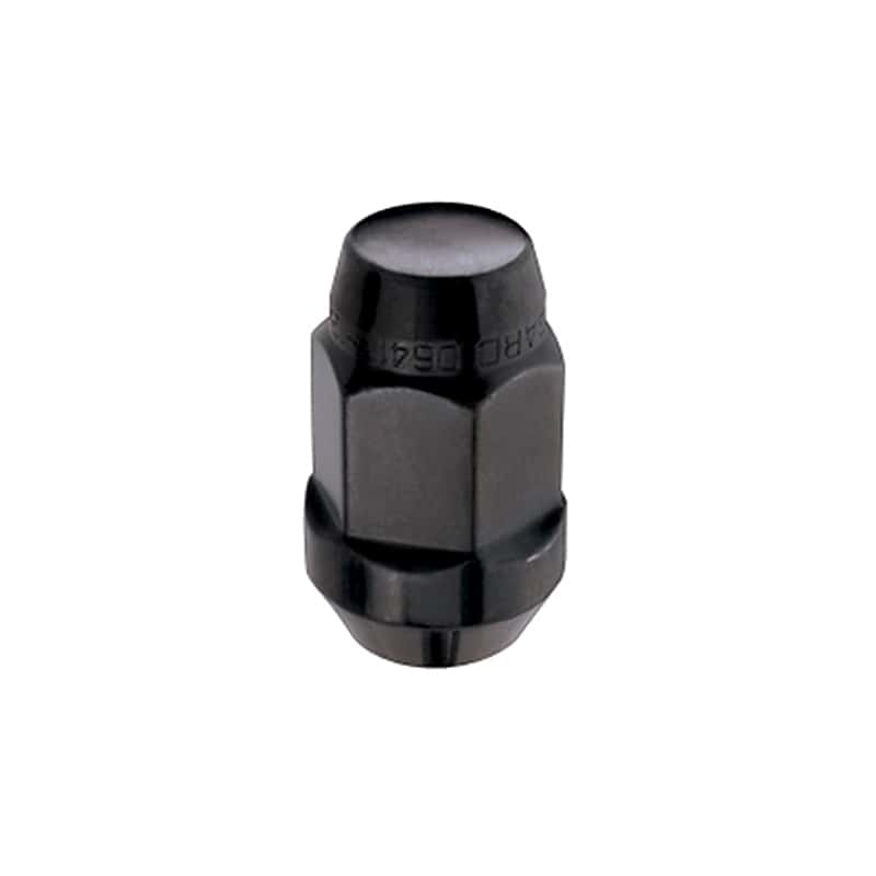 McGard — McGard Hex Lug Nut (Cone Seat Bulge Style) M14X1.5 / 22mm Hex / 1.635in. Length (4-Pack) - Black - view 2
