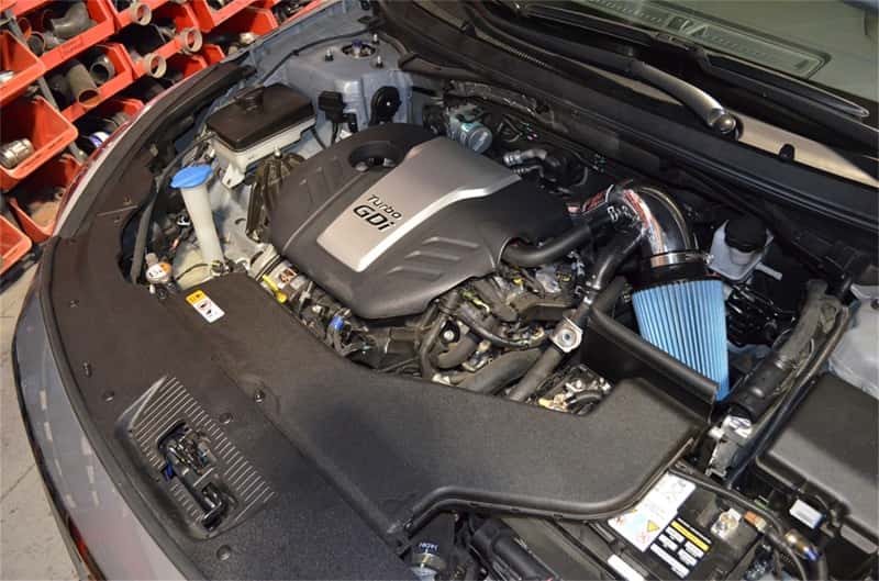 Injen — Injen 15-18 Hyundai Sonata 1.6L (t) Black Short Ram Intake w/ Heat Shield
Short Ram Intake
Air Intake Kit - view 4