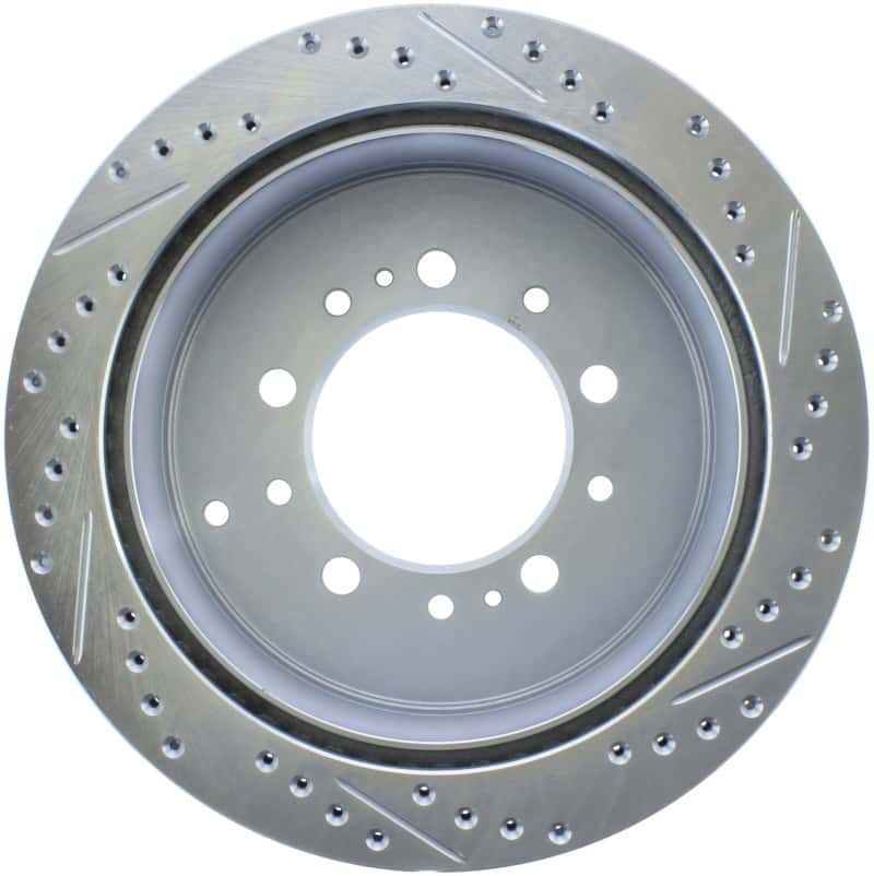 Stoptech — StopTech Select Sport 13-17 Toyota Land Cruiser Drilled / Slotted Rear Passenger-Side Brake Rotor
Drill/Slotted Rotor
Disc Brake Rotor - view 2