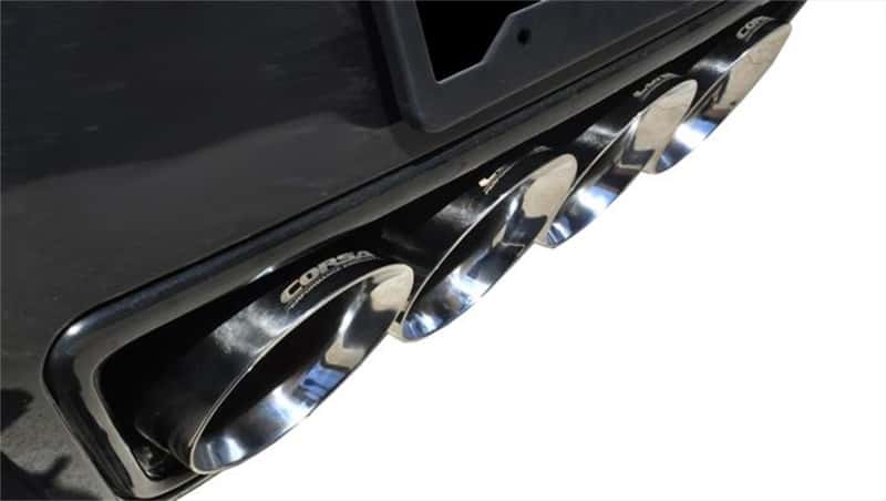 CORSA Performance — Corsa 17-19 Chevy Corvette Z06 (Grand Sport Only) 3in Axle Back Xtreme Exhaust Pol Quad 4.5in Tip
Exhaust - view 4