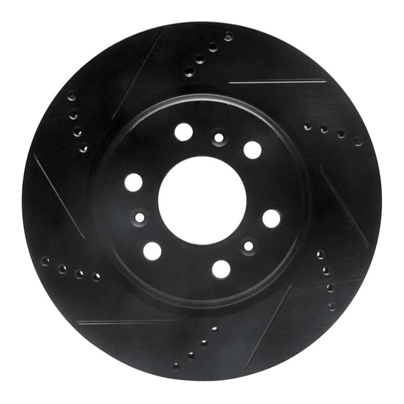 R1 Concepts — R1 06-09 Buick Terraza Front Left Drilled & Slotted Black Brake Rotor
R1 Brake Rotor Drill - view 1