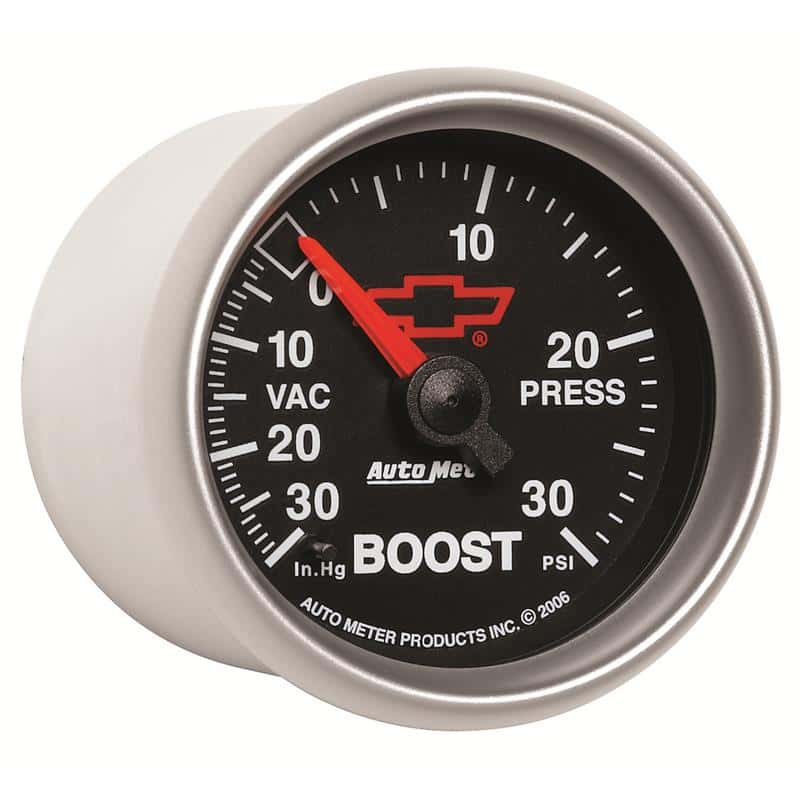 AutoMeter — Autometer Sport-Comp II GM 52mm 30 PSI Mechanical Boost Vacuum Gauge
2-1/16" BOOST-VAC, 3 - view 6
