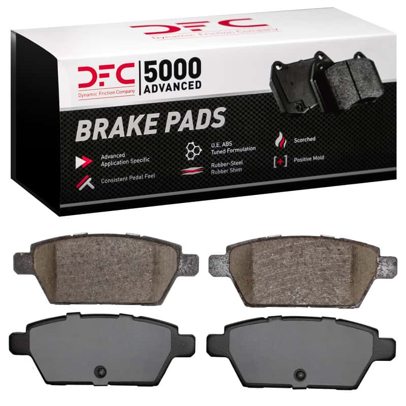 DFC — DFC 06-13 Ford Fusion Rear 5000 Advanced Ceramic Brake Pads
DFC Brake Pad Set - view 1