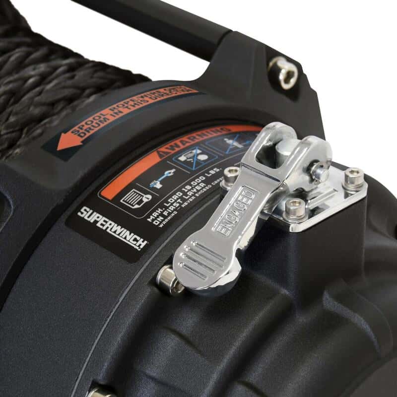 Superwinch — Superwinch 18000 LBS 12V DC 33/64in x 79 ft Synthetic Rope Tiger Shark 18000SR Winch
Winch - view 16