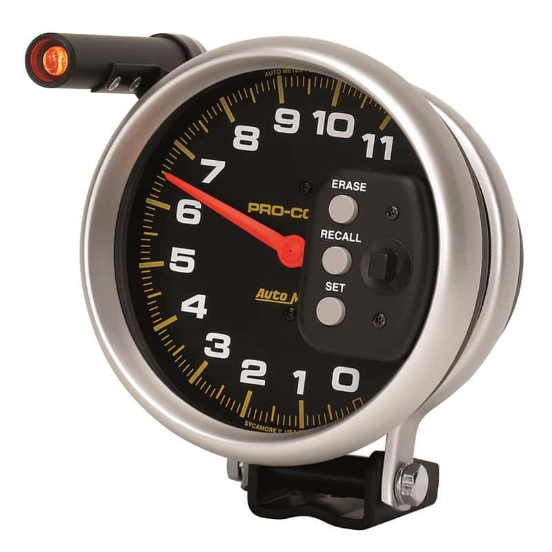 AutoMeter — Autometer 5 inch 11000 RPM Single Range w/ Pro-Comp 2 & Memory Tachometer
5" TACH, 11,000 RPM, - view 4