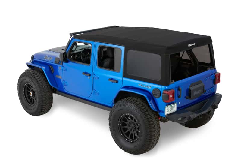 Bestop — Bestop 18-26 Jeep Wrangler JL 4-Door Supertop (Premium Black Twill)
Supertop - view 5