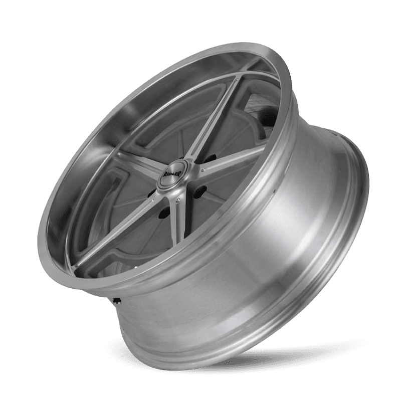 Ridler Wheels — Ridler 605 18x8 / 5x120.65 BP / 0mm Offset / 83.82mm Hub Matte As-Cast Machined Wheel - view 3