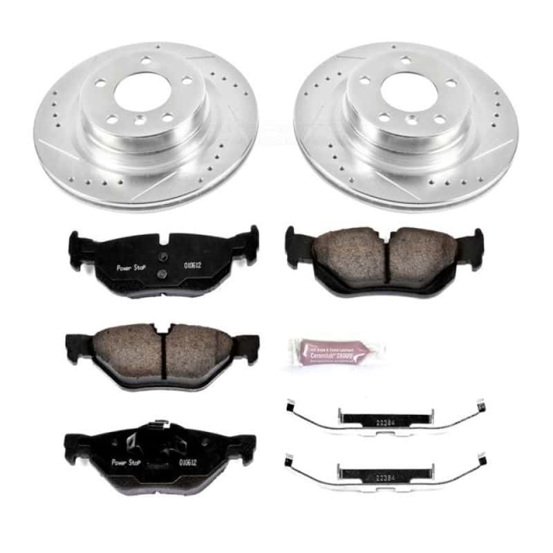 PowerStop — Power Stop 11-13 BMW 328i Rear Z23 Evolution Sport Brake Kit - view 1