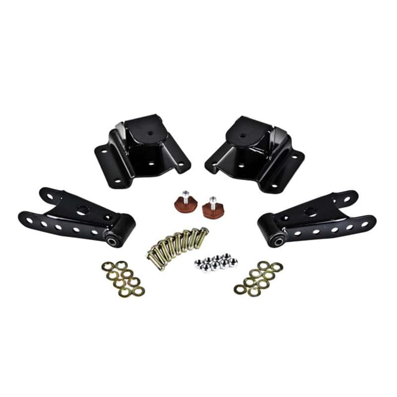 Belltech — Belltech SHACKLE AND HANGER KIT 94-99 RAM 1500 StdCab 4inch
SHACKLE & HANGER KIT - view 4