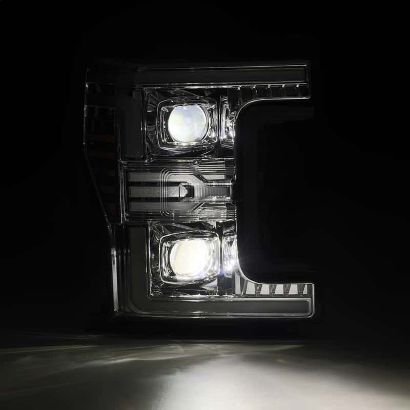 AlphaRex — AlphaRex 17-19 Ford F-250/350/450/550 Super Duty LUXX-Series LED Proj Headlights Chrome w/SS & SBDRL
Projector Headlights - view 2