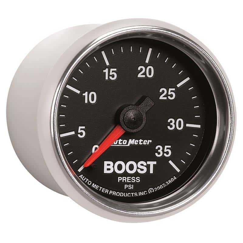 AutoMeter — AutoMeter GS 2 1/16 inch 35PSI Mechanical Boost Gauge
2-1/16" BOOST, 0-35 - view 6