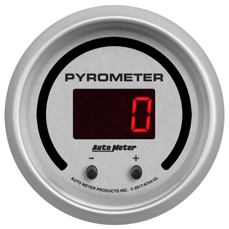 AutoMeter — Autometer 52.4mm Silver Two Channel 0-2000 Degree Pyrometer (EGT) Ultra-Lite Elite Digital Gauge - view 2