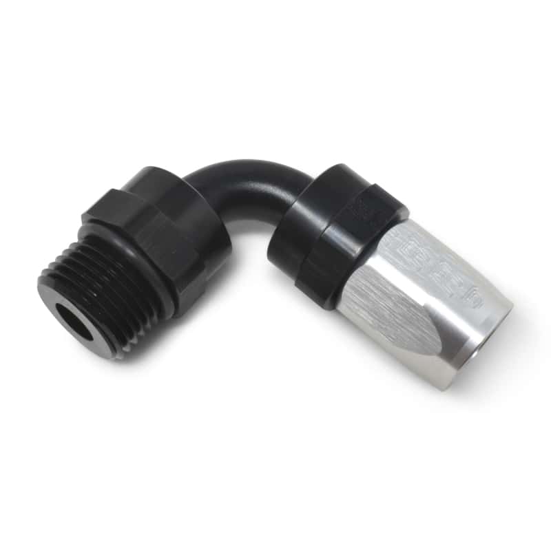 Russell — Russell Performance Hose End #6 to #6 Radius Inlet Port 90 Deg Blk/Clr
Hose Fitting - view 4
