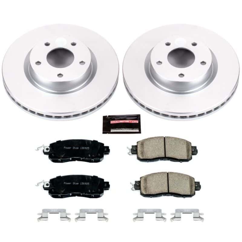 PowerStop — Power Stop 13-18 Nissan Altima Front Z17 Evolution Geomet Coated Brake Kit - view 1