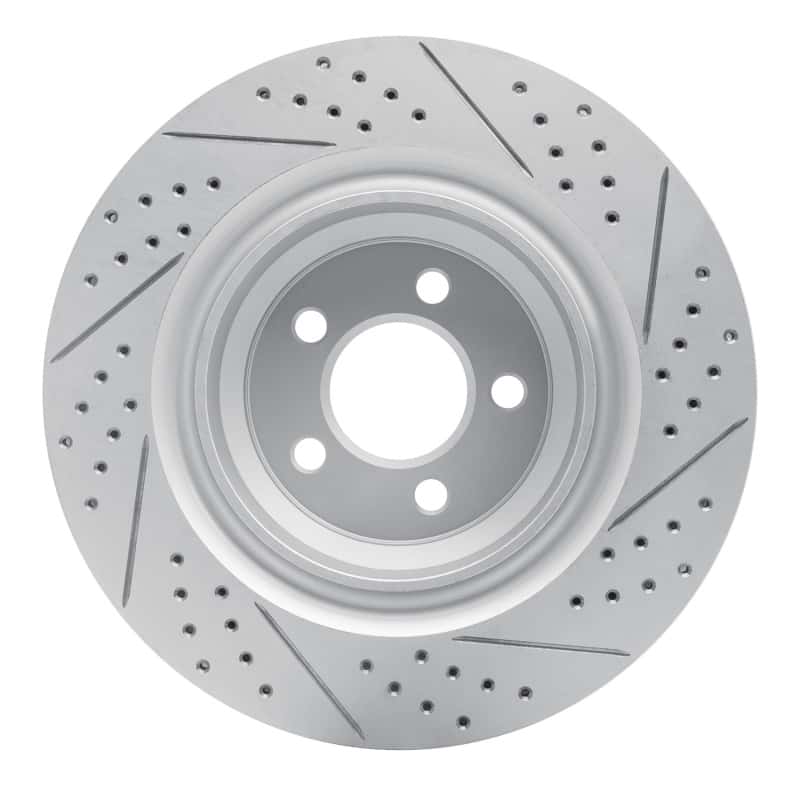 R1 Concepts — R1 05-23 Chrysler 300 Rear Left Drilled & Slotted Geo-Carbon Rotor - view 5