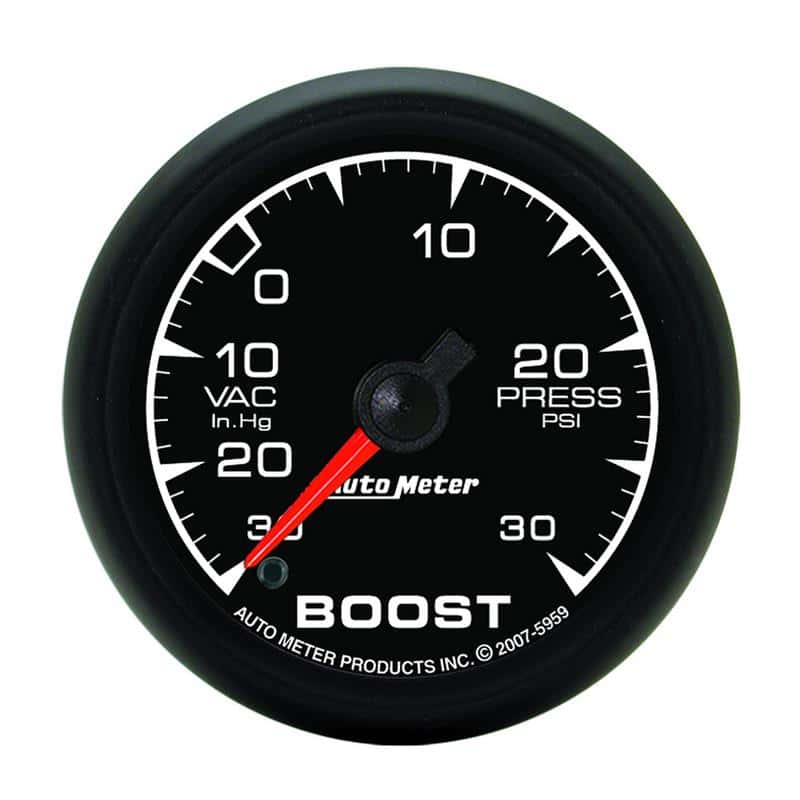 AutoMeter — Autometer ES 52mm Full Sweep Electronic 30 In Hg-Vac/30 PSI Vacuum/Boost Gauge
GA 2" BST 30PSI S ES - view 2