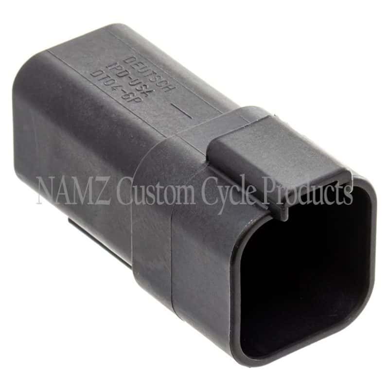 NAMZ — NAMZ Deutsch DT Series 6-Wire Receptacle & Wedgelock - Black (Repl. HD 72106-94BK) - view 1