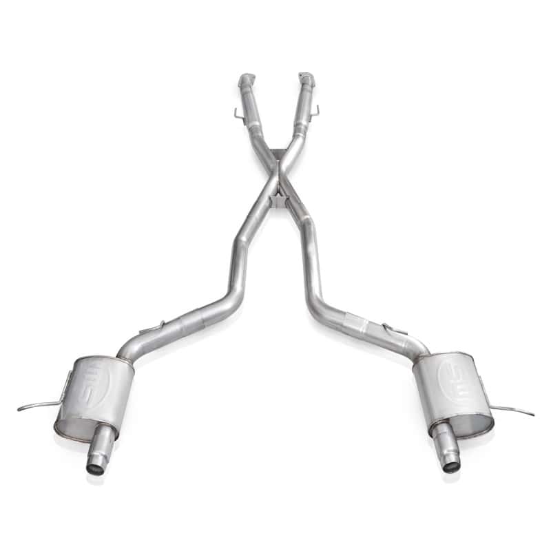 Stainless Works — Stainless Works 11-20 Jeep Grand Cherokee 5.7L 3in Legend Catback Exhaust w/X-Pipe (Uses OEM Tips)
Exhaust System - view 4