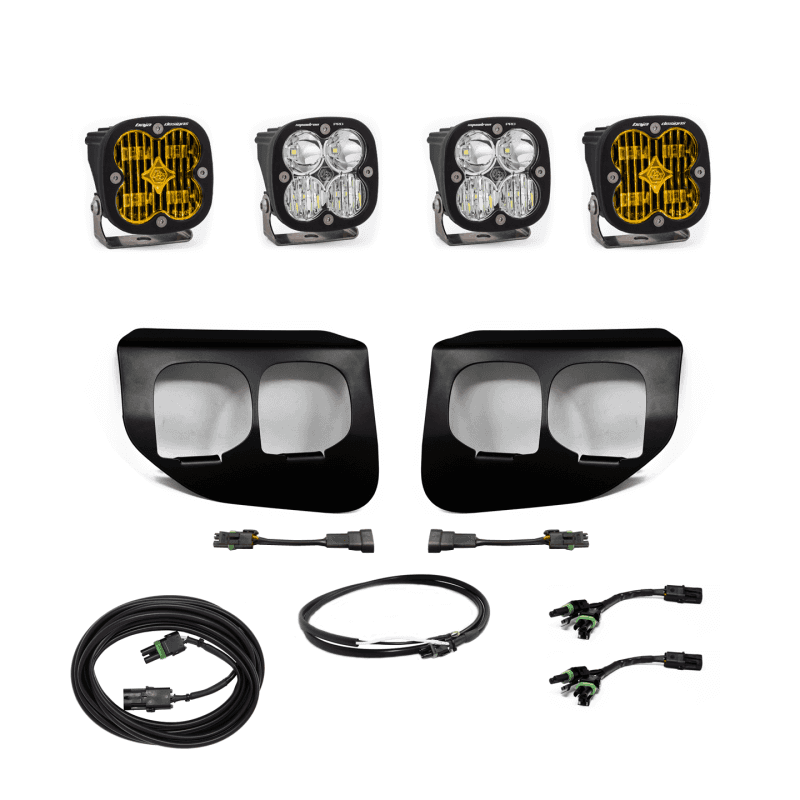 Baja Designs — Baja Designs Ford Super Duty (20-On) Fog Lights FPK Amber SAE/Sport DC Baja Designs w/Upfitter - view 2