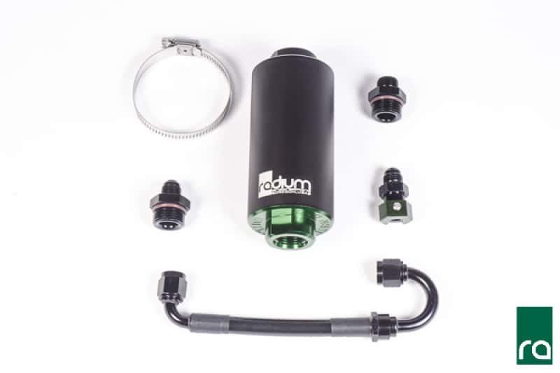 Radium Engineering — Radium Engineering Porsche 996/997.1 AWD Fuel Filter Kit w/ 10 Micron Stainless Filter - view 1