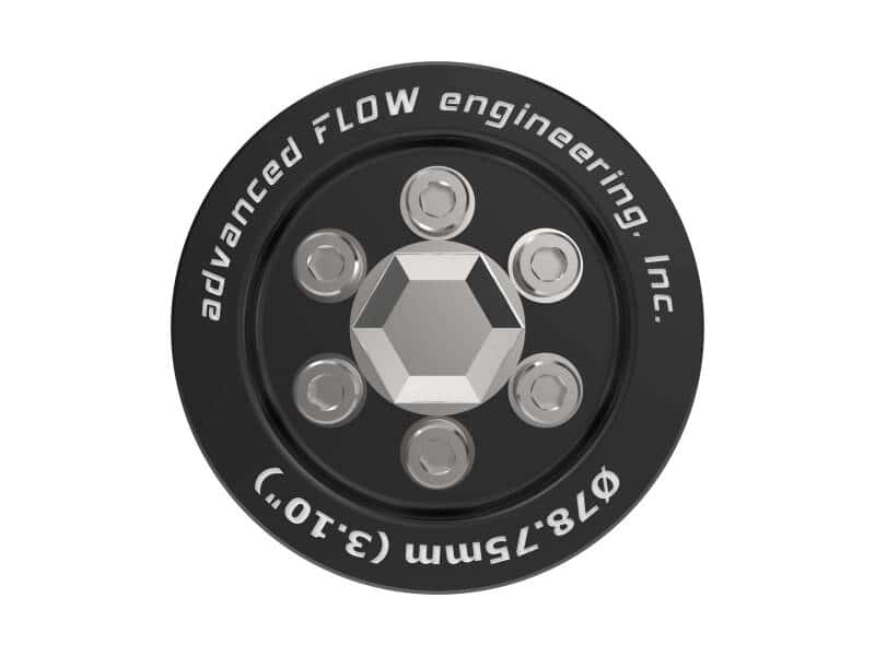 aFe — aFe 15-23 Dodge Challenger / 15-23 Dodge Charger SRT Hellcat 3.10in Supercharger Power Pulley Kit
Billet Power Pulley - view 4