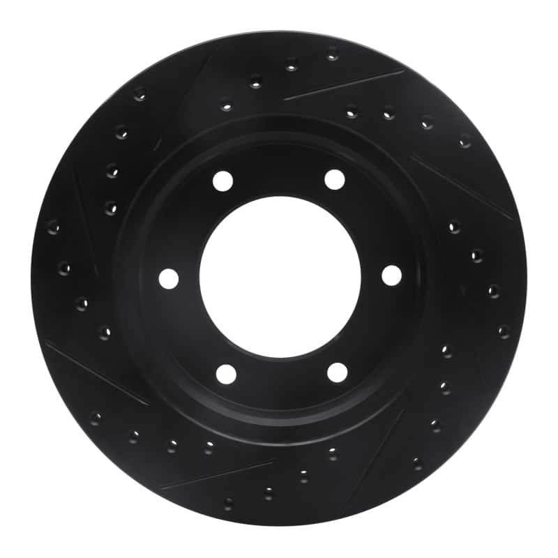 R1 Concepts — R1 01-04 Honda Passport Front Right Drilled & Slotted Black Brake Rotor
R1 Brake Rotor Drill - view 5