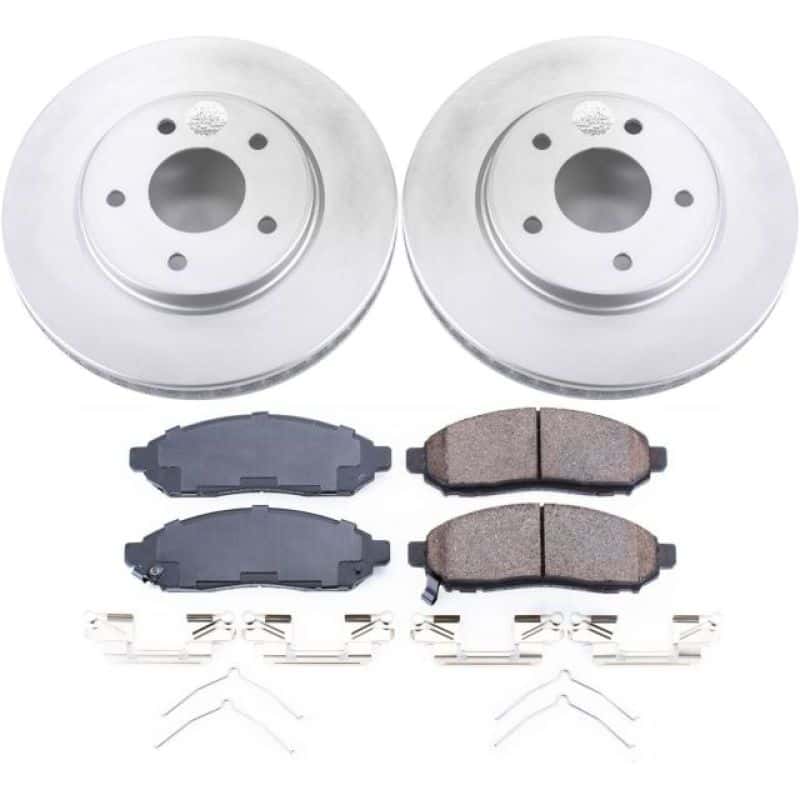 PowerStop — Power Stop 15-17 Chevrolet City Express Front Z17 Evolution Geomet Coated Brake Kit - view 1